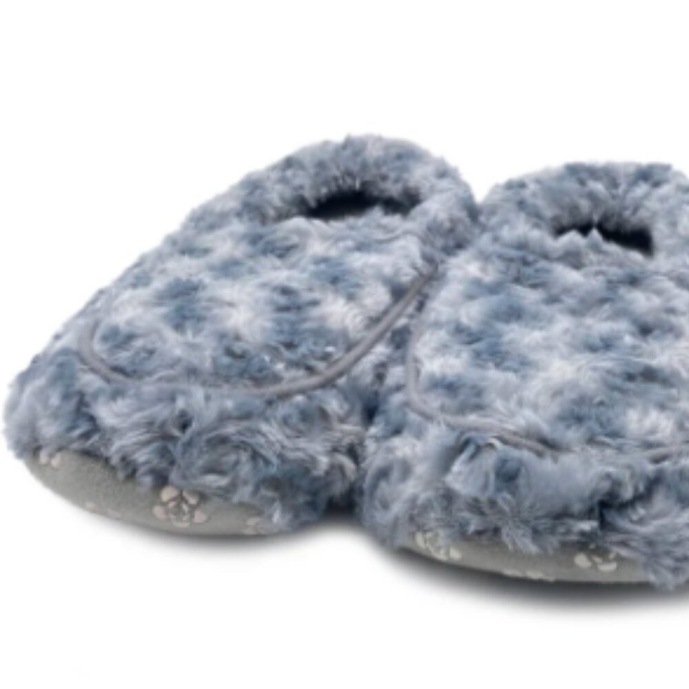 Warmies - Microwavable Slippers (Curly Gray)